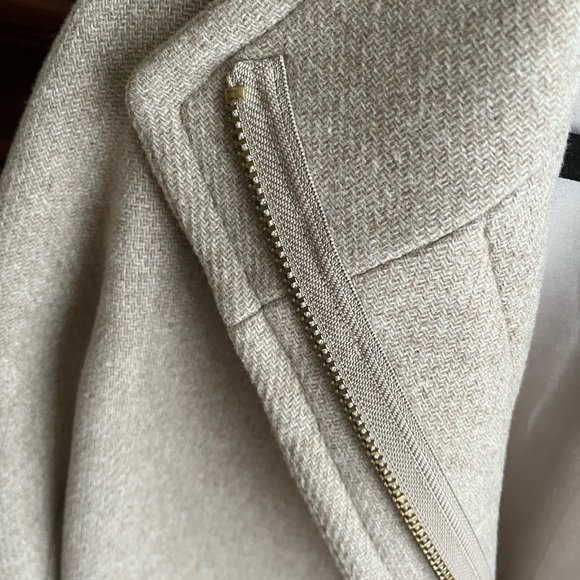 J. Crew Cocoon Coat in Italian Stadium Cloth Sandstone beige size 4 - Picture 11 of 13